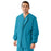Medline Unisex AngelStat Snap-Front Warm-Up Scrub Jackets - AngelStat Unisex Snap Front Scrub Jacket, Peacock, Size 3XL - 849NBTXXXL