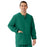Medline Unisex AngelStat Snap-Front Warm-Up Scrub Jackets - AngelStat Unisex Warm-Up Scrub Jacket, Emerald, Size 2XL - 849NJTXXL