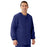 Medline Unisex AngelStat Snap-Front Warm-Up Scrub Jackets - AngelStat Unisex Warm-Up Scrub Jacket, Navy, Size 5XL - 849NNT5XL