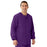 Medline Unisex AngelStat Snap-Front Warm-Up Scrub Jackets - AngelStat Unisex Warm-Up Scrub Jacket, Regal Purple, Size M - 849NRPM