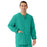 Medline Unisex AngelStat Snap-Front Warm-Up Scrub Jackets - AngelStat Unisex Warm-Up Scrub Jacket, Jade, Size L - 849NTJL