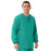 Medline Unisex AngelStat Snap-Front Warm-Up Scrub Jackets - AngelStat Unisex Warm-Up Scrub Jacket, Jade, Size S, Angelica Color Coding - 849NTJS-CA