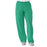 Medline PerforMAX Elastic Waist Scrub Pants - PerforMAX Unisex Elastic Waist Scrub Pants, Size S Regular Inseam, Jade - 850NTJS