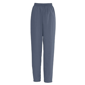 Medline AngelStat Women's Elastic Waist Scrub Pants with Drawstring - AngelStat Women's Elastic Waist Scrub Pants with Drawstring, Size 5XL, Charcoal - 854NCC5XL