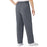 Medline AngelStat Women's Elastic Waist Scrub Pants with Drawstring - AngelStat Women's Elastic Waist Scrub Pants with Drawstring, Size S, Charcoal - 854NCCS