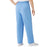 Medline AngelStat Women's Elastic Waist Scrub Pants with Drawstring - AngelStat Women's Elastic Waist Scrub Pants with Drawstring, Size L, Ceil Blue - 854NTHL