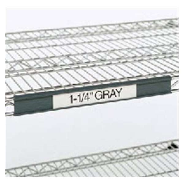 Intermetro Industries Holder Label Super Erecta 3x1-1/4" Gray Plastic For Shelving EA