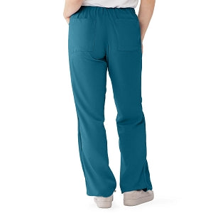 Medline PerforMAX Women's Modern Fit Boot Cut Scrub Pants with 2 Pockets - PerforMAX Women's Modern Fit Boot Cut Scrub Pants with 2 Pockets, Size 2XL Regular Inseam, Caribbean Blue - 865NNTXXL