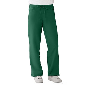 Medline PerforMAX Women's Modern Fit Boot Cut Scrub Pants with 2 Pockets - PerforMAX Women's Modern Fit Boot Cut Scrub Pants with 2 Pockets, Size XL Regular Inseam, Evergreen - 865JEGXL