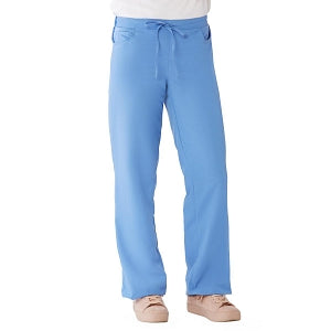 Medline PerforMAX Women's Modern Fit Boot Cut Scrub Pants with 2 Pockets - PerforMAX Women's Modern Fit Boot Cut Scrub Pants with 2 Pockets, Size 3XL Tall Inseam, Ceil Blue - 865NTHXXXLT
