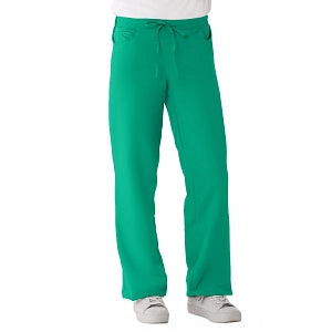 Medline PerforMAX Women's Modern Fit Boot Cut Scrub Pants with 2 Pockets - PerforMAX Women's Modern Fit Boot Cut Scrub Pants with 2 Pockets, Size 2XL Regular Inseam, Jade - 865NNTXXL