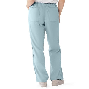 Medline PerforMAX Women's Modern Fit Boot Cut Scrub Pants with 2 Pockets - PerforMAX Women's Modern Fit Boot Cut Scrub Pants with 2 Pockets, Size 2XL Tall Inseam, Misty - 865NTZXXLT