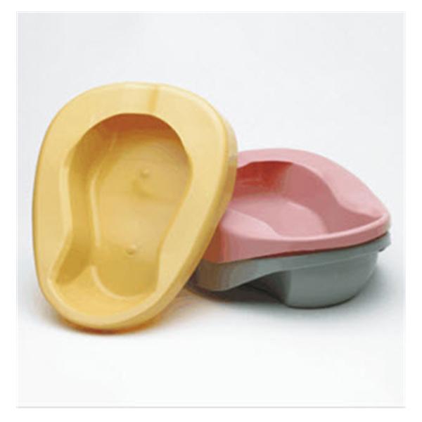 Medegen Medical Products Bedpan Pontoon 2qt Dusty Rose Plastic 20/Ca