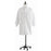 Medline Unisex Knit Cuff Knee Length Lab Coats - Unisex Knee-Length Lab Coat, White, Size S - 87026QHWS