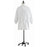 Medline Unisex Knit Cuff Staff Length Lab Coat - Unisex Staff-Length Lab Coat with Knit Cuffs, White, Size 3XL - 87050QHWXXXL