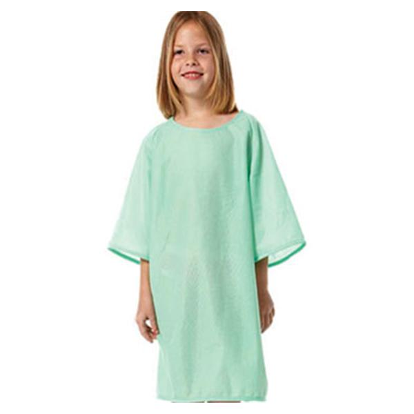 Fashion Seal Gown Patient Polyester Knit Large Unisex Green Child Ea
