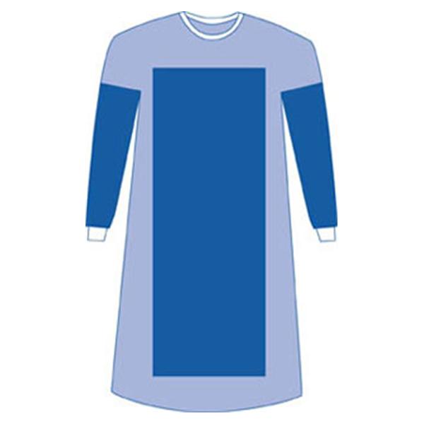 Medline Industries  Gown Surgical Eclipse 2XL Blue Poly Rnfrc AAMI L4 Strl LF 18/Ca