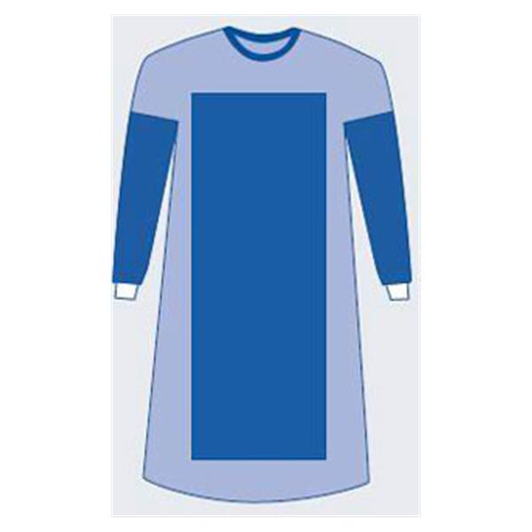 Medline Industries  Gown Surg Aurora XL/X-Lng Blu Poly Rnfrc AAMI L4 Strl LF 28/Ca
