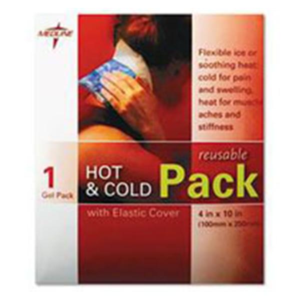Medline Industries  Pack Hot/Cold Accu-Therm 4x10" Gel Reusable Blue 24/Ca