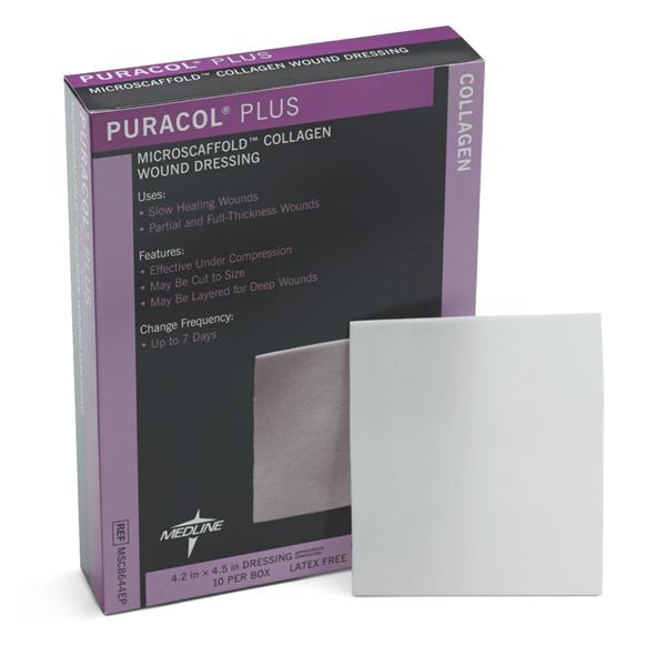 Medline Industries  Dressing Puracol Plus Clgn 4x4" Strl Highly Absorbent LF 50/Ca