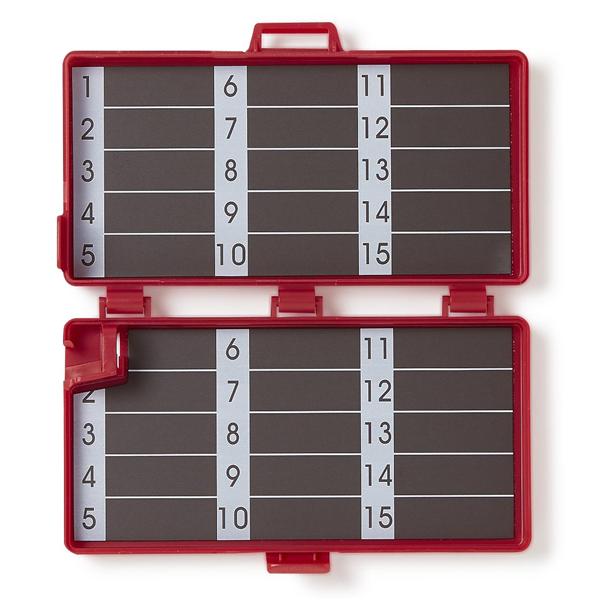 Medline Industries  Counter Needle Double Magnet 30 Count Red Sterile 50/Ca