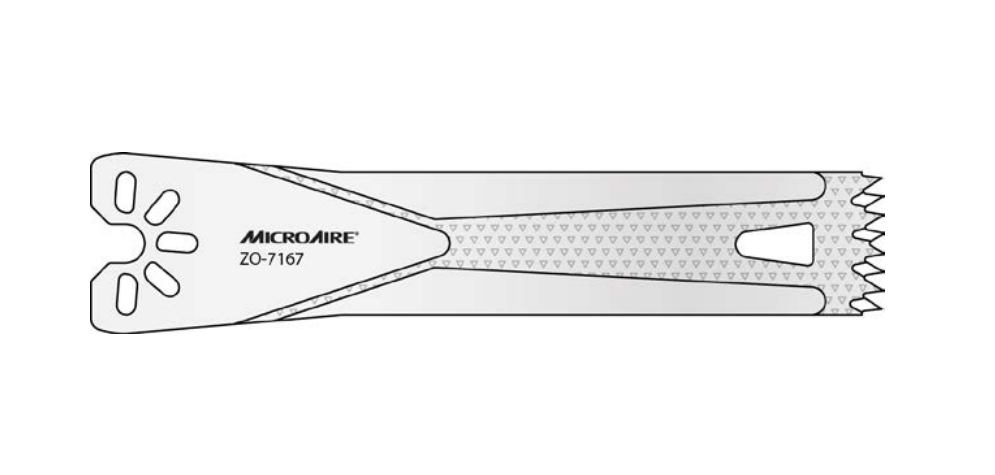 Microaire Surgical Oscillating Blades - BLADE, SAW, OSC, LARGE, 19.5MMX90MMX1.2MM - ZO-7167