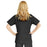 Medline ComfortEase Women's V-Neck Tunic Scrub Top with 2 Pockets - ComfortEase Women's V-Neck Short-Sleeve 2-Pocket Tunic Scrub Top, Size XXS, Black - 8800DKWXXS