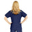 Medline ComfortEase Women's V-Neck Tunic Scrub Top with 2 Pockets - ComfortEase Women's V-Neck Short-Sleeve 2-Pocket Tunic Scrub Top, Size 4XL, Lavender - 8800JNT4XL