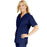 Medline ComfortEase Women's V-Neck Tunic Scrub Top with 2 Pockets - ComfortEase Women's V-Neck Short-Sleeve 2-Pocket Tunic Scrub Top, Size 4XL, Lavender - 8800JNT4XL