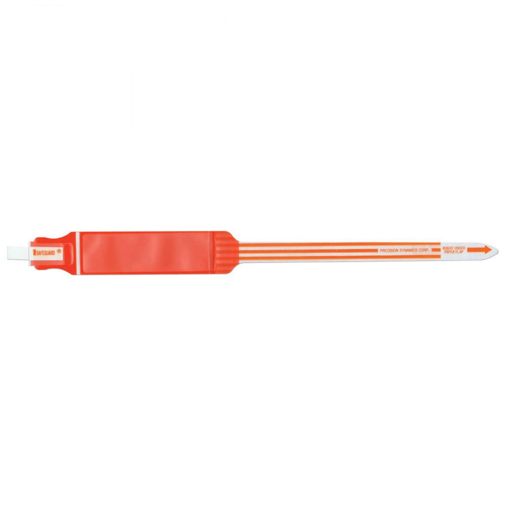 Safeguard Sealident Wristband Super Wide Adult Will Accommodate A 1-1/8" Wide Bar Code Label 250/Box