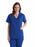 Medline PerforMAX Women's Mock Wrap Tunic Scrub Top with 2 Pockets - PerforMAX Women's Mock Wrap 2-Pocket Tunic Scrub Top, Size XL, Royal Blue - 881NNTXL