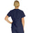 Medline PerforMAX Women's Mock Wrap Tunic Scrub Top with 2 Pockets - PerforMAX Women's Mock Wrap 2-Pocket Tunic Scrub Top, Size XXS, Navy - 881NNTXXS