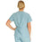 Medline PerforMAX Women's Mock Wrap Tunic Scrub Top with 2 Pockets - PerforMAX Women's Mock Wrap 2-Pocket Tunic Scrub Top, Size 2XL, Misty - 881NNTXXL