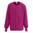 Medline ComfortEase Unisex Crew-Neck Warm Jackets - ComfortEase Unisex Crew-Neck Warm Scrub Jacket with Knit Cuff, Ruby, Size S - 8832JRBS