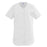 Medline ComfortEase Ladies Shirttail Scrub Tops - Snap-Front Shirttail Scrub Top, White, Size XS - 8834RQWXS