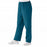 Medline ComfortEase Women's Elastic Waist Scrub Pants with 2 Pockets - ComfortEase Women's Elastic Waist 2-Pocket Scrub Pants, Size L Regular Inseam, Caribbean Blue - 8850JCBL