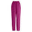 Medline ComfortEase Women's Elastic Waist Scrub Pants with 2 Pockets - ComfortEase Women's Elastic Waist 2-Pocket Scrub Pants, Size XL Regular Inseam, Ruby - 8850JRBXL