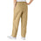 Medline ComfortEase Women's Elastic Waist Scrub Pants with 2 Pockets - ComfortEase Women's Elastic Waist 2-Pocket Scrub Pants, Size 2XL Petite Inseam, Khaki - 8852JKKXXL