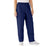 Medline ComfortEase Women's Elastic Waist Scrub Pants with 2 Pockets - ComfortEase Women's Elastic Waist 2-Pocket Scrub Pants, Size 2XL Petite Inseam, Midnight Blue - 8852JNTXXL
