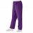 Medline ComfortEase Women's Elastic Waist Scrub Pants with 2 Pockets - ComfortEase Women's Elastic Waist 2-Pocket Scrub Pants, Size 3XL Petite Inseam, Rich Purple - 8852JPPXXXL