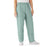 Medline ComfortEase Women's Elastic Waist Scrub Pants with 2 Pockets - ComfortEase Women's Elastic Waist 2-Pocket Scrub Pants, Size S Petite Inseam, Seaspray - 8852JSSS