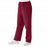Medline ComfortEase Women's Elastic Waist Scrub Pants with 2 Pockets - ComfortEase Women's Elastic Waist 2-Pocket Scrub Pants, Size S Petite Inseam, Wine - 8852JWNS