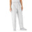 Medline ComfortEase Women's Elastic Waist Scrub Pants with 2 Pockets - ComfortEase Women's Elastic Waist 2-Pocket Scrub Pants, Size S Petite Inseam, White - 8852XTQS