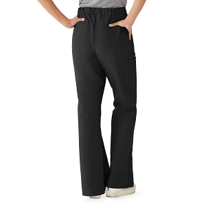 Medline ComfortEase Women's Modern Fit Cargo Scrub Pants with 4 Pockets - ComfortEase Women's Modern Fit Cargo Scrub Pants with 4 Pockets, Size 3XL Tall Inseam, Black - 8865DKWXXXLT