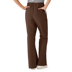 Medline ComfortEase Women's Modern Fit Cargo Scrub Pants with 4 Pockets - ComfortEase Women's Modern Fit Cargo Scrub Pants with 4 Pockets, Size 3XL Regular Inseam, Brown - 8865JBRXXXL
