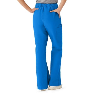 Medline ComfortEase Women's Modern Fit Cargo Scrub Pants with 4 Pockets - ComfortEase Women's Modern Fit Cargo Scrub Pants with 4 Pockets, Size S Petite Inseam, Royal Blue - 8865JRLSP
