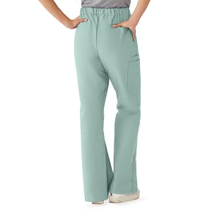 Medline ComfortEase Women's Modern Fit Cargo Scrub Pants with 4 Pockets - ComfortEase Women's Modern Fit Cargo Scrub Pants with 4 Pockets, Size XS Regular Inseam, Seaspray - 8865JSSXS