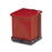 Detecto Scales Can Trash Baked Stl 4gal StpOn Pdl Full-Width Hng Ld Rd Sqr Ea