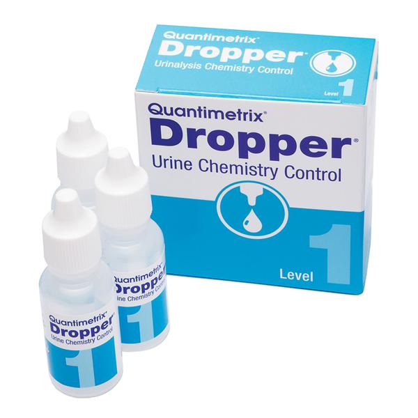 Quantimetrix  Dropper Urine Chemistry Level 1 Control 3x10mL CA