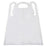 Tidi Products  Apronette Polyester FoodCare Unisex White 28x46 LF Adlt 500/Ca